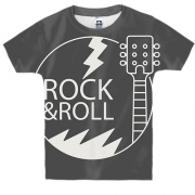 Детская 3D футболка Rock & Roll