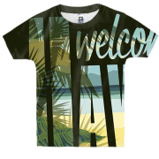 Дитяча 3D футболка Welcome to Hawaii (2)