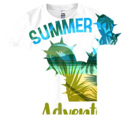 Детская 3D футболка Summer Adventure