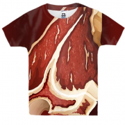 Детская 3D футболка с мясом