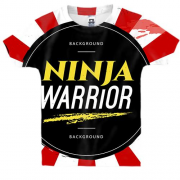 Дитяча 3D футболка Ninja Warrior