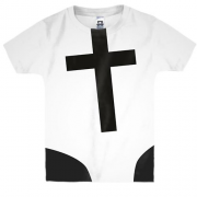 Дитяча 3D футболка з хрестом і руками
