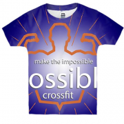 Детская 3D футболка CROSSFIT Possible