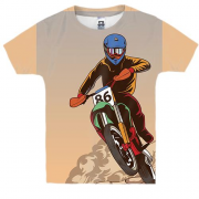 Детская 3D футболка Sport Motocross art