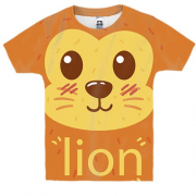 Детская 3D футболка Lion