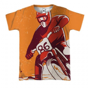 3D футболка Motorcyclist #86
