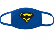 Тканинна маска для обличчя бетмо-супермен
