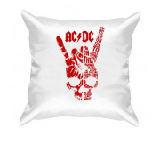 Подушка AC DC череп
