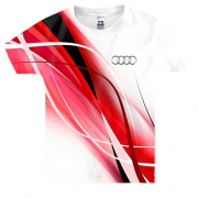 Детская 3D футболка Audi (абстракция)