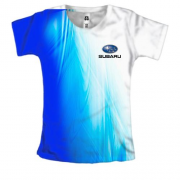 Женская 3D футболка Subaru