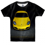 Детская 3D футболка Porsche car
