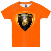 Детская 3D футболка Lamborghini (Orange)