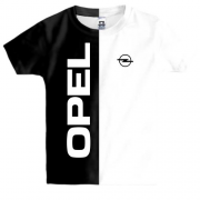 Дитяча 3D футболка Opel logo (Black and White)
