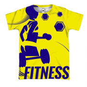 3D футболка Fitness Girl.