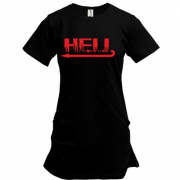 Подовжена футболка Hell