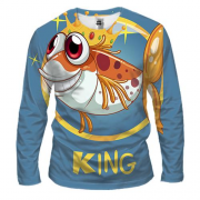 Чоловічий 3D лонгслів King fish