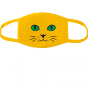 Тканинна маска для обличчя з котячими очима
