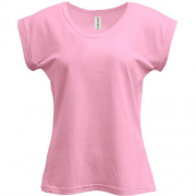Розовая женская футболка PANI 