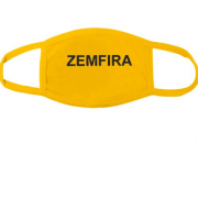 Тканевая маска для лица с надписью "Zemfira"