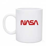 Чашка NASA Worm logo