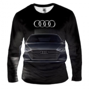 Чоловічий 3D лонгслів Audi Black