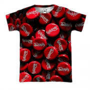 3D футболка крышки Coca Cola