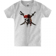 Детская футболка Pirate skull