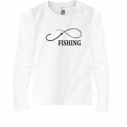 Детский лонгслив Fishing infinity