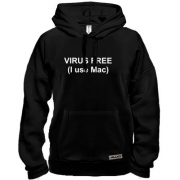 Толстовка Virus free (I use Mac)