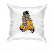 Подушка Космонавт на скутері