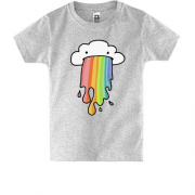 Дитяча футболка Rainbow cloud