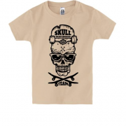 Детская футболка Skull skateboard team