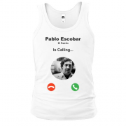 Мужская майка Pablo Escobar is calling