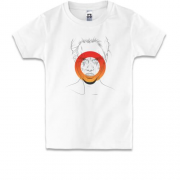 Дитяча футболка Portrait with an orange circle