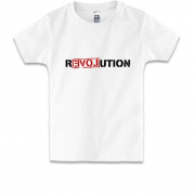 Детская футболка с надписью REVOLUTION LOVE (2)