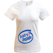 Футболка для беременных Baby Inside
