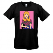 Футболка Blonde in a strange t-shirt