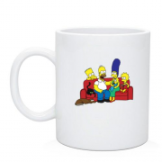 Чашка Simpsons family