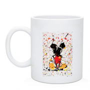 Чашка Mickey mouse paint art
