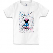 Детская футболка Minnie Mouse paint atr