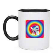 Чашка Rick and Morty rainbow