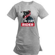 Подовжена футболка I'm a dirty rider