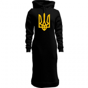 Женская толстовка-платье с гербом Украины