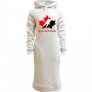 Женская толстовка-платье Team Canada 2