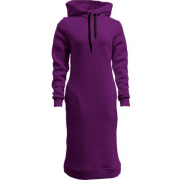 Женская фиолетовая толстовка-платье "ALLAZY"