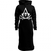 Женская толстовка-платье с лого Assassin’s Creed 4