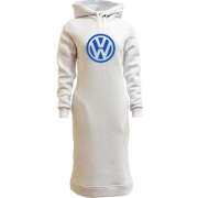 Женская толстовка-платье Volkswagen (лого)