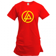 Подовжена футболка Linkin Park (круглий логотип)