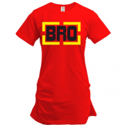 Подовжена футболка BRO