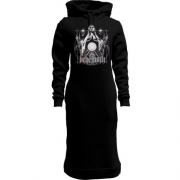 Женская толстовка-платье Behemoth (с монахиней)